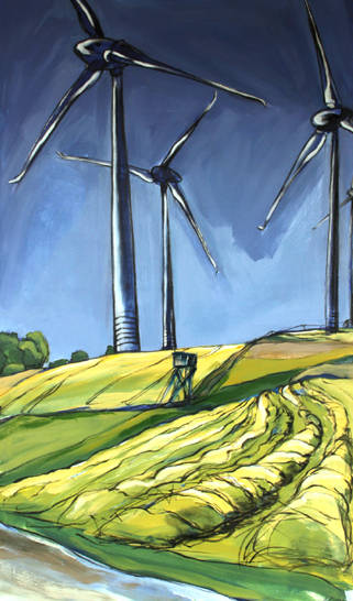 „Windkrafträder Wellenheide (2)"